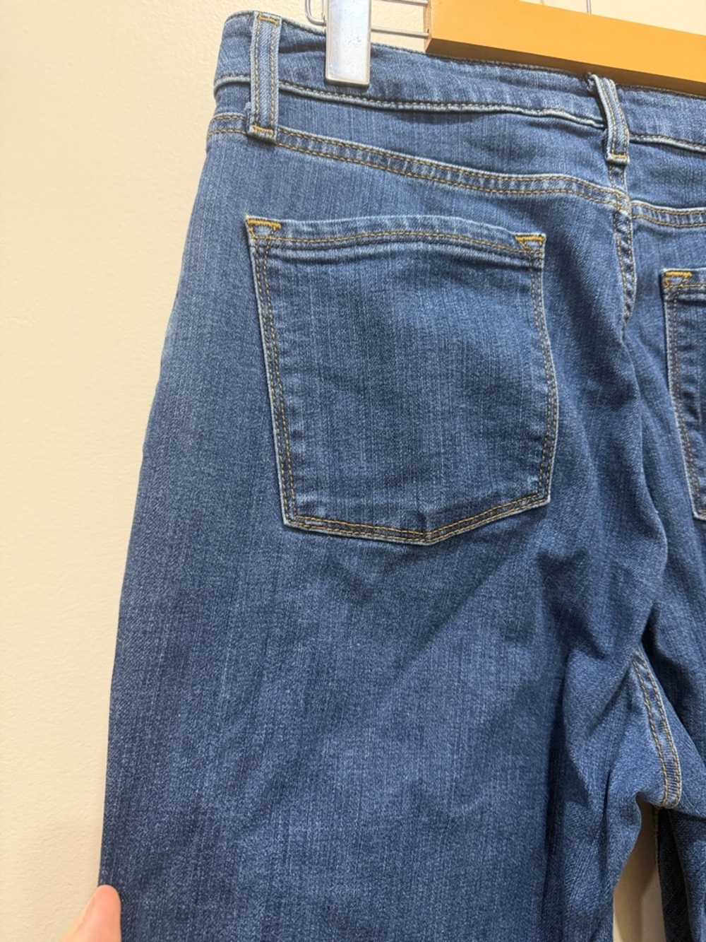 L.L. Bean Classic Fit Straight-Leg Jeans in Blue Medium Tall Length - Picture 11 of 14